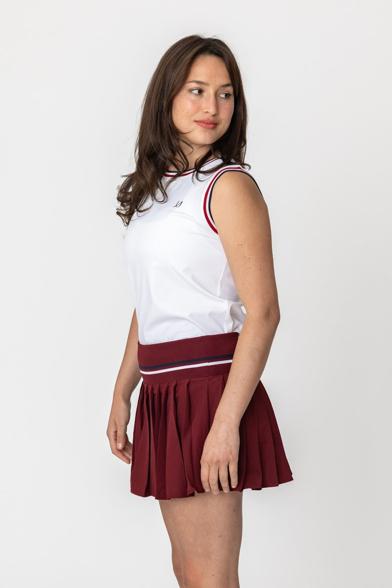 The Aryna Skirt (Burgundy)
