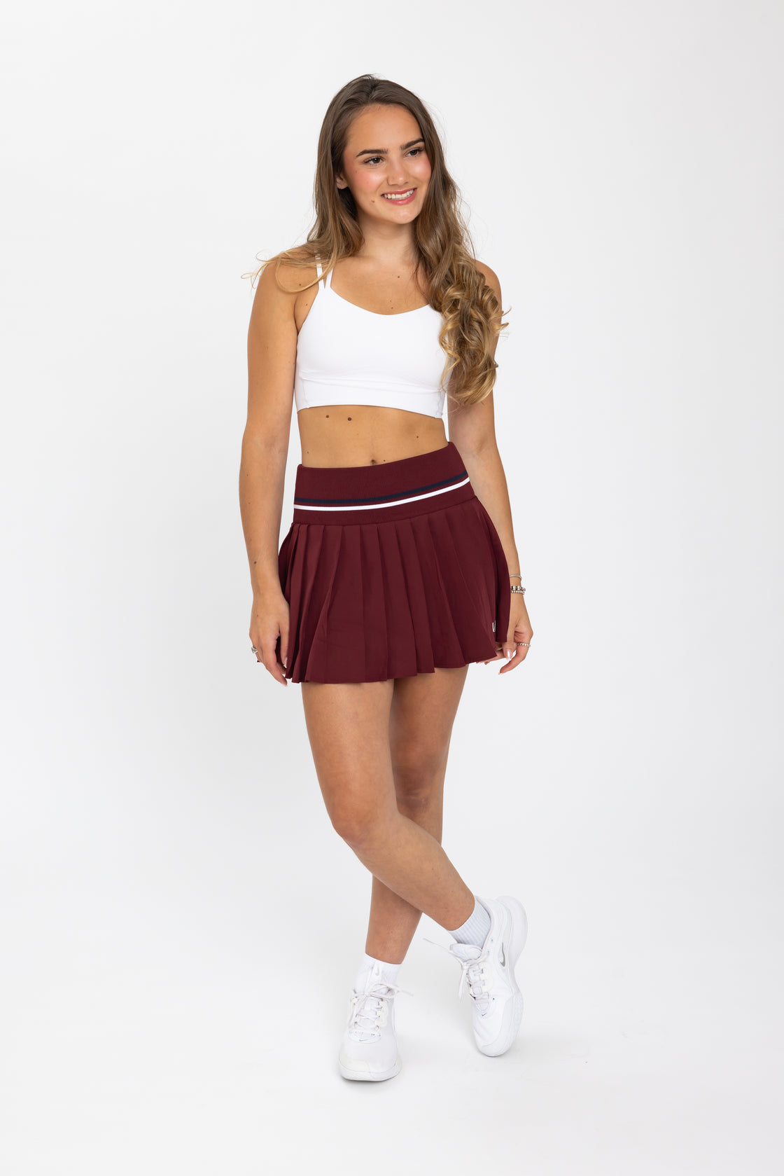 The Aryna Skirt (Burgundy)
