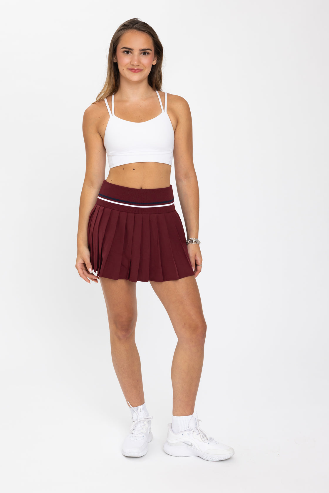 The Aryna Skirt (Burgundy)