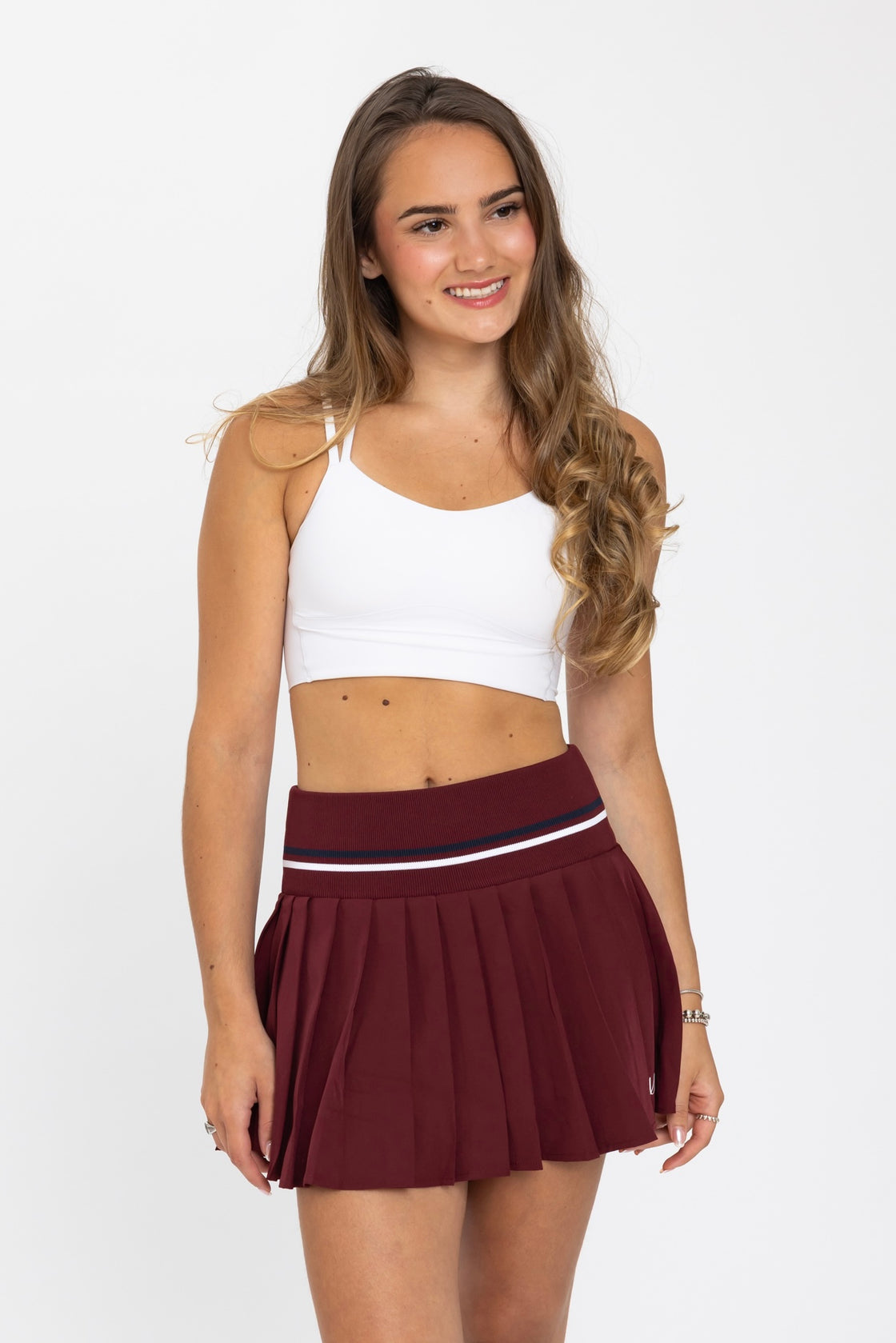 The Aryna Skirt (Burgundy)