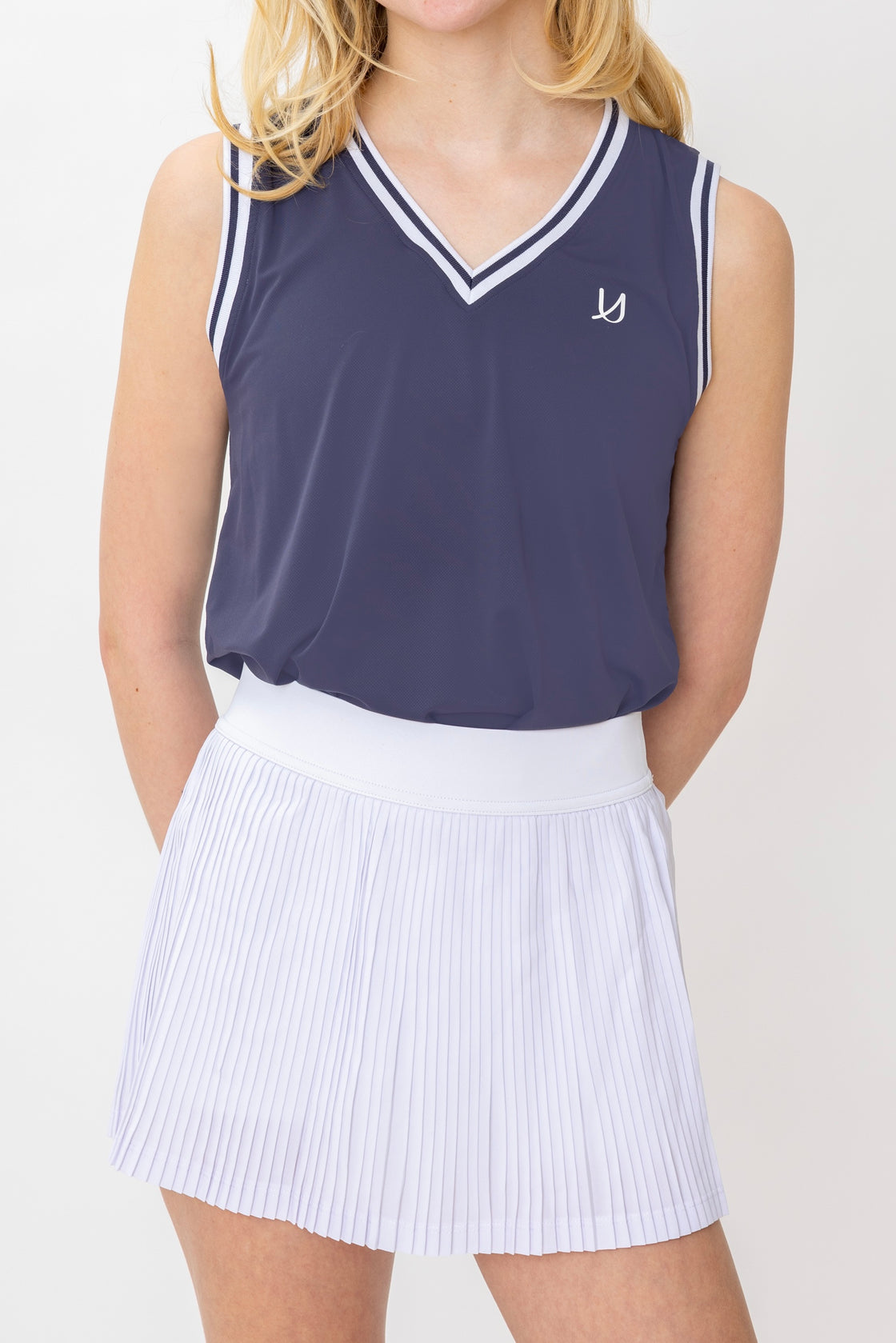 Jenny V-Neck Tank Top (Blue)