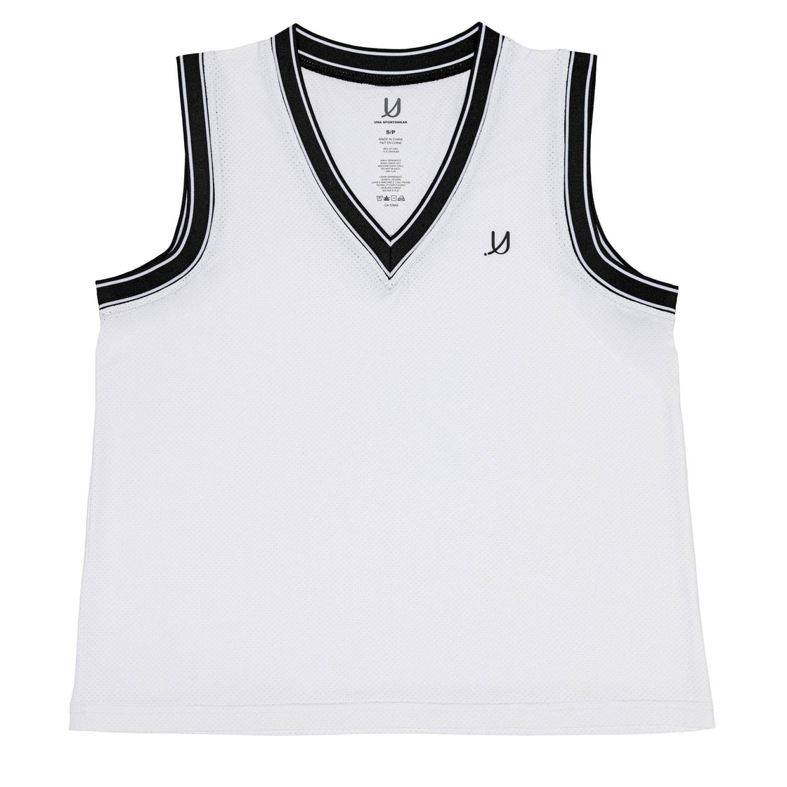 V-Neck Tank Top (White)