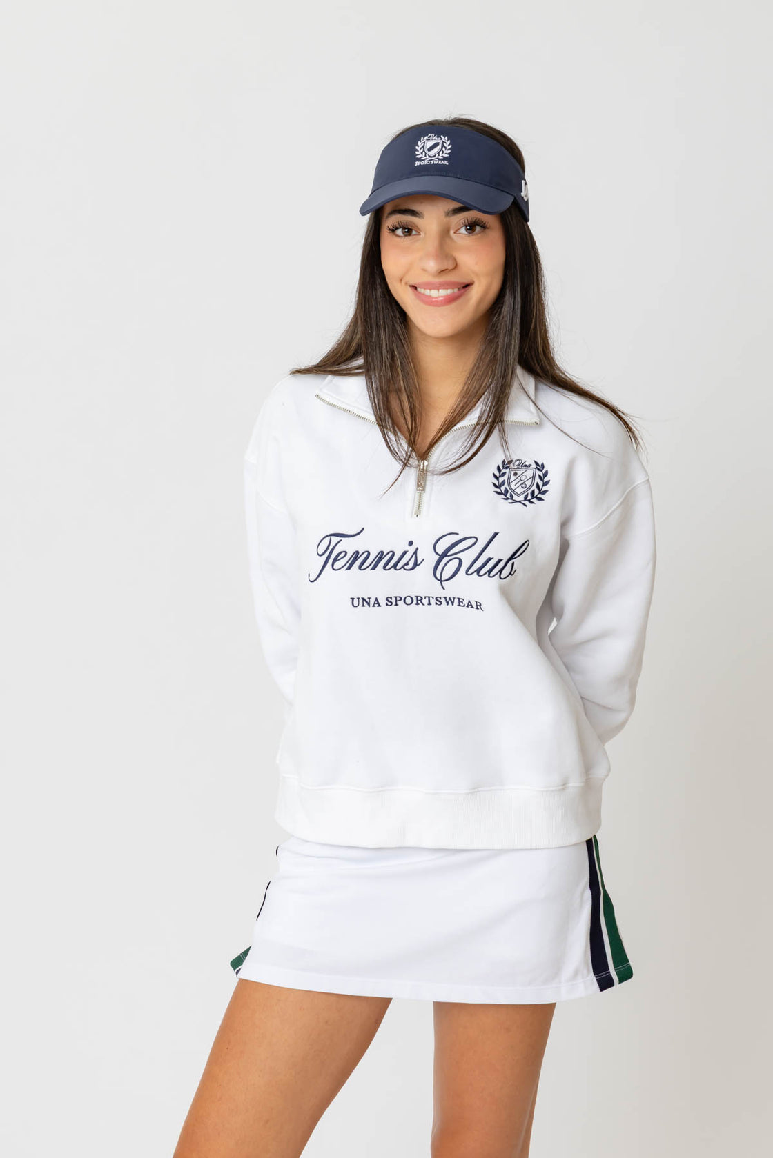 The Una Navy Visor