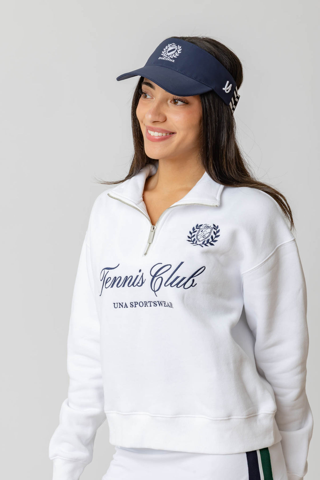 The Una Navy Visor