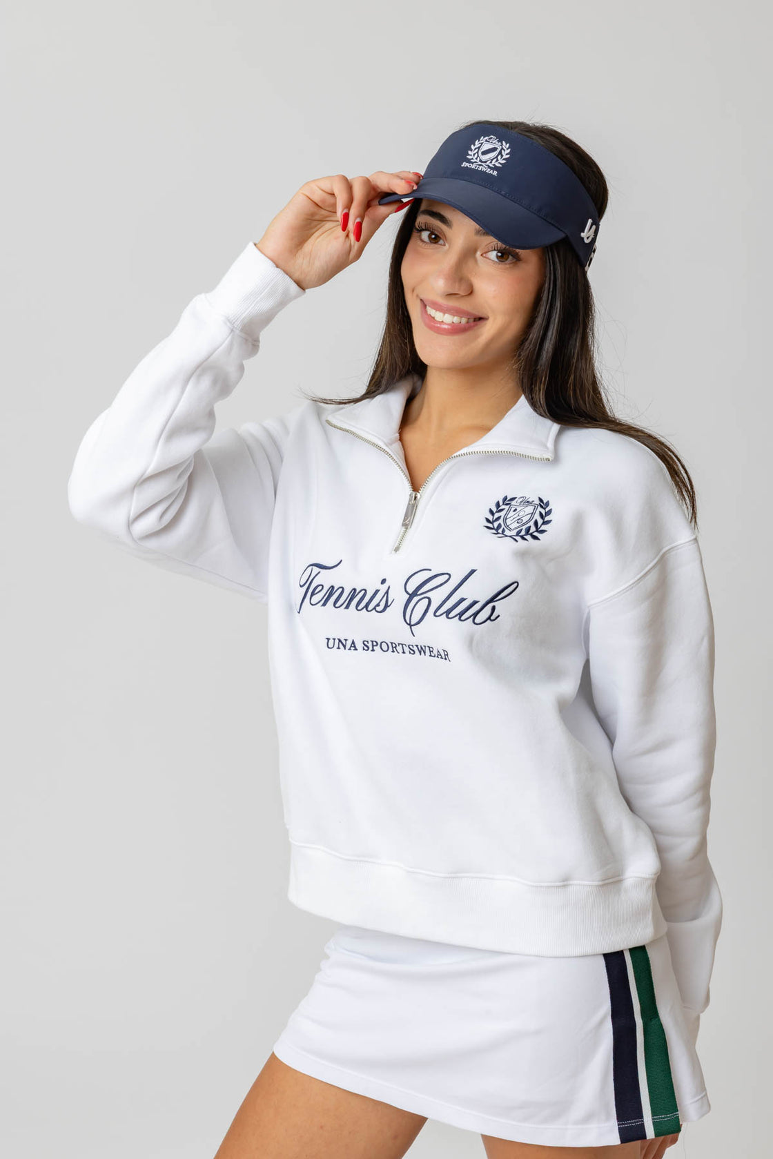 The Una Navy Visor
