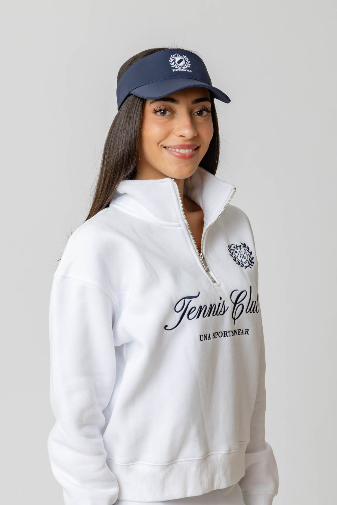The Una Navy Visor