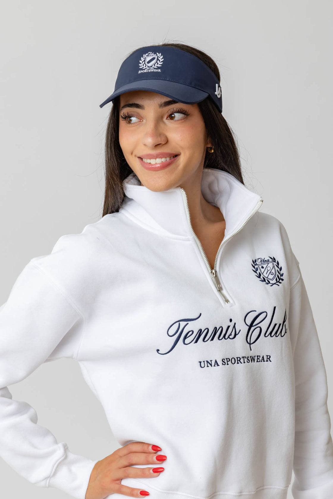 The Una Navy Visor