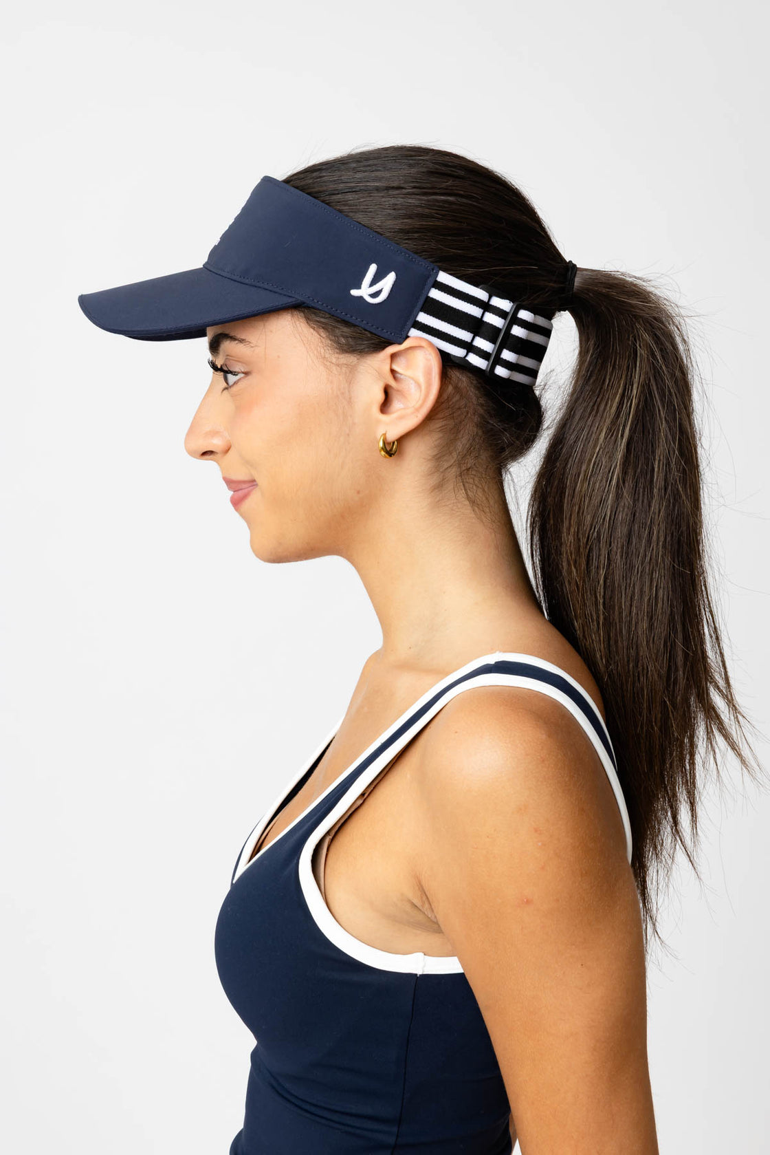 The Una Navy Visor