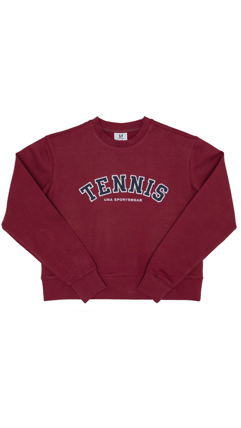 The Burgundy crewneck
