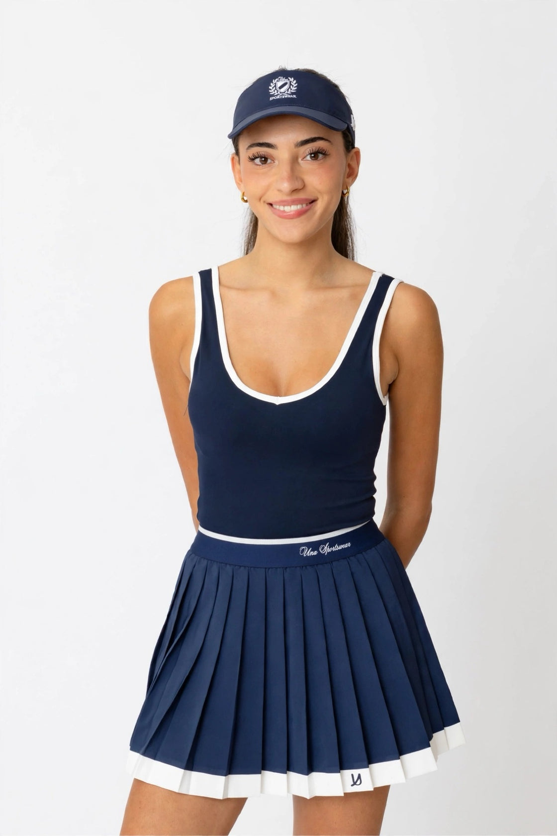 Gaby Skirt - 03 tank navy front