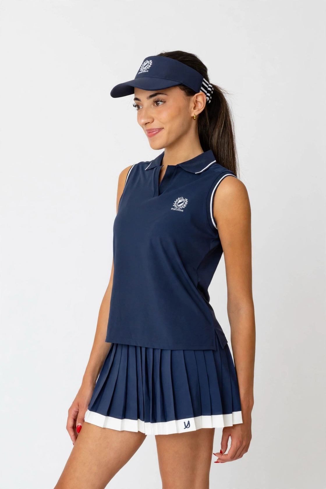 Gaby Skirt - 09 navypolo navy front